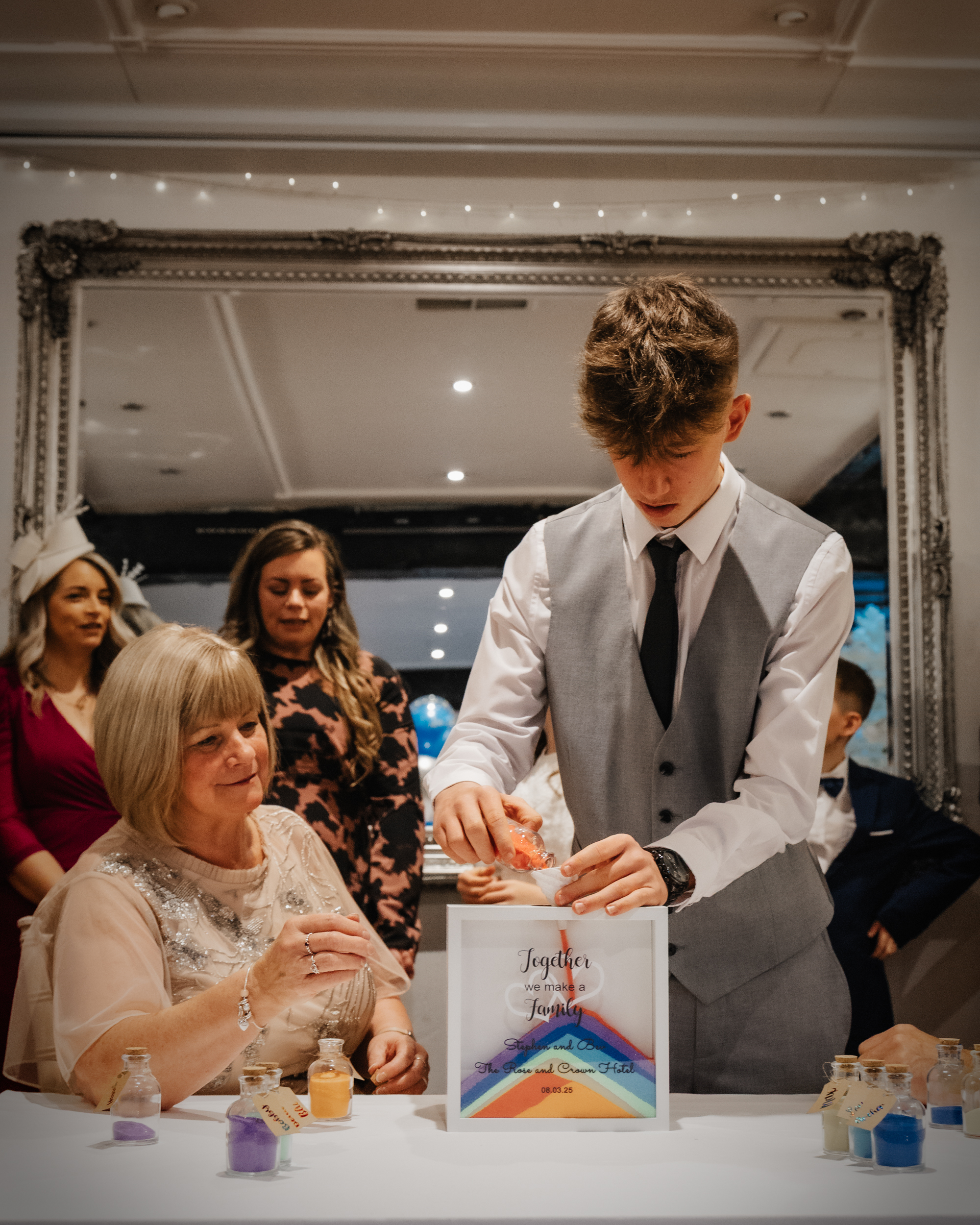 Deb Reed Celebrant Colchester Essex, performing the ceremony at Stephen and Bevs wedding.